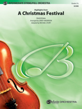 A Christmas Festival Orchestra Scores/Parts sheet music cover Thumbnail